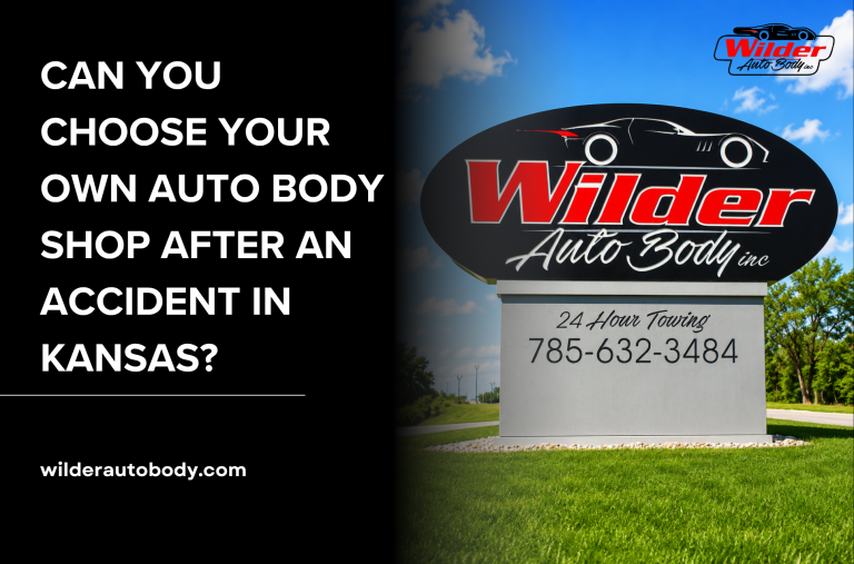 Can You Choose Your Own Auto Body Shop After an Accident in Kansas